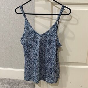 Volcom Blue Patterned Women's Top